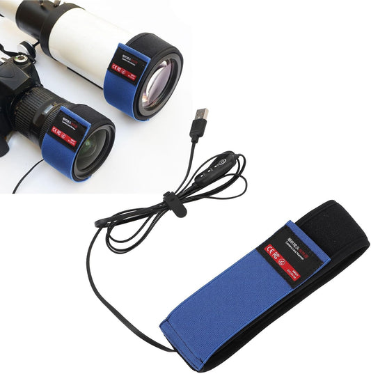 Zopsc 3 (425mm) Lens Heater Strip, Temperature Adjustable USB Dew Heater for Telescopes, Cameras, and Viewfinders