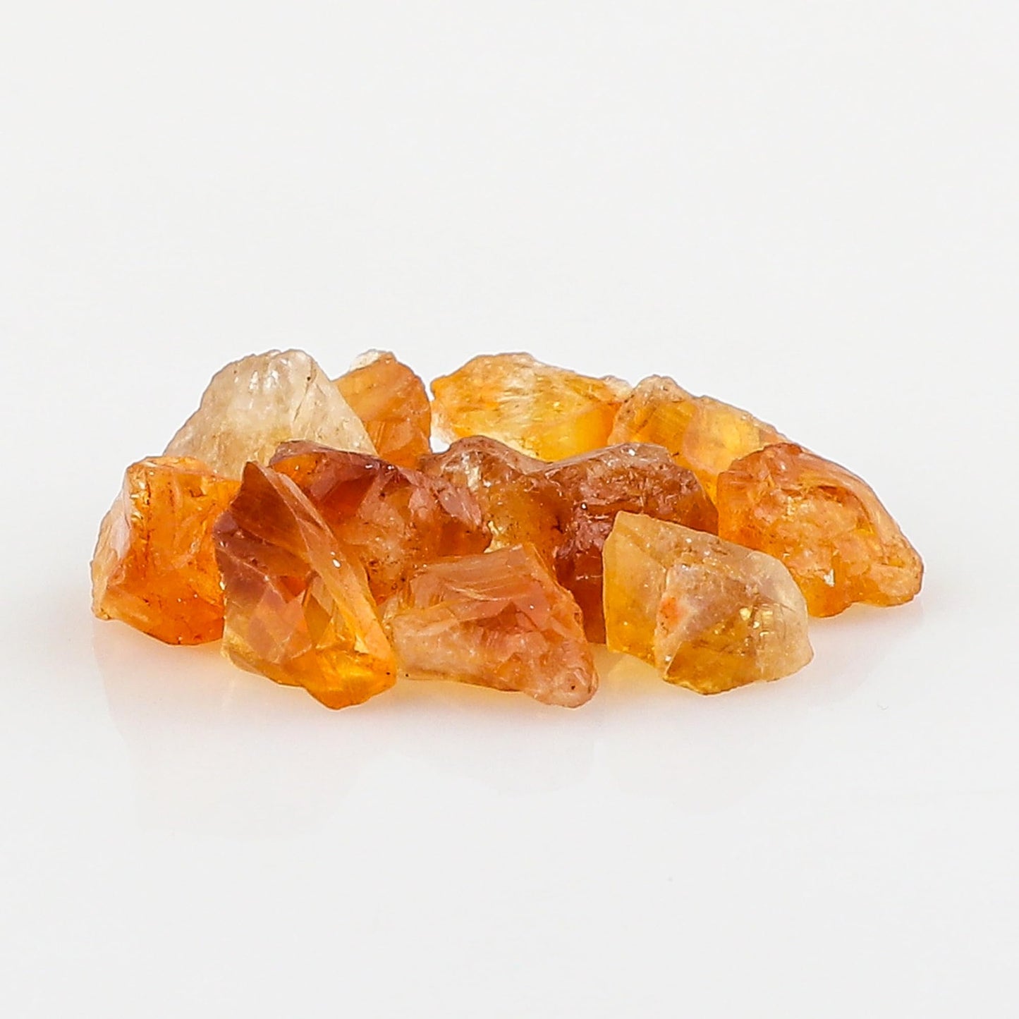 CRYSTALINES 50cts Natural Raw Yellow Citrine Gemstones, Wholesale Stones, DIY Jewelry Making, Wire Wrapping, Rough Supply, Gem Collection, Healing Crystals, Birthstone, 10 to 12pcs