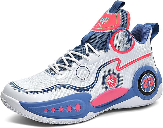 Boys Basketball Shoes Breathable Indoor Athletic Shoes Youth Outdoor Fashion Sneakers Comfortable Basketball Shoes for Girls