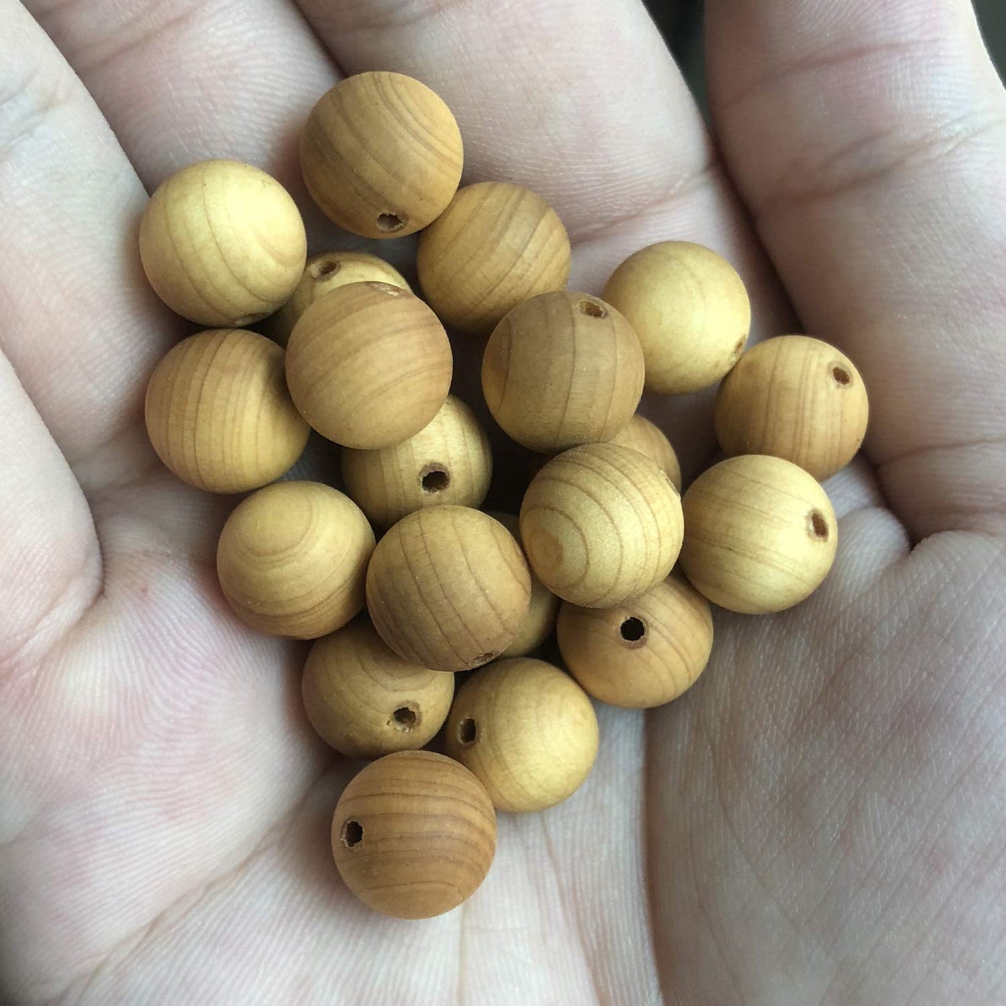 CarpenterC 500pcs 10mm Gorgeous Natural Round Polished Rosewood Loose Beads for Jewelry Making DIY Handmade Crafts