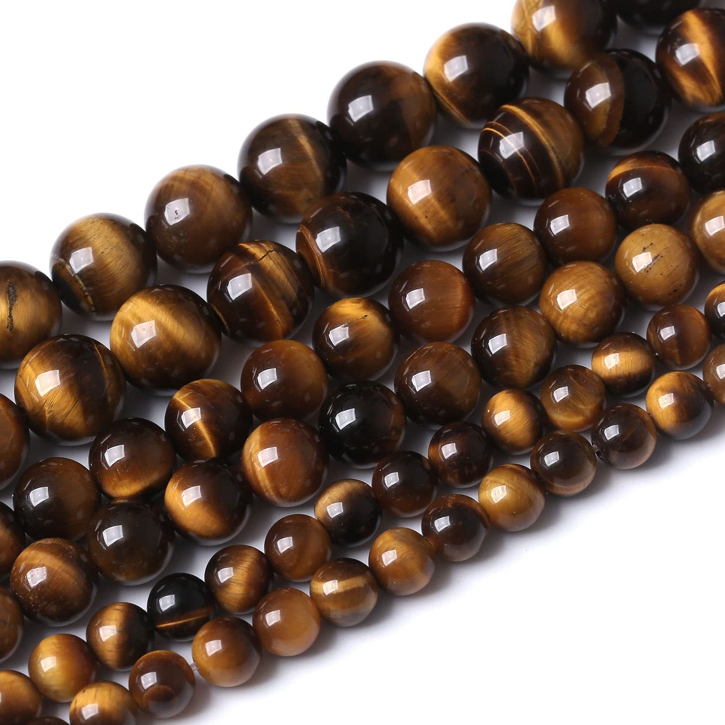 60PCS 6MM AAA Yellow Tiger Eye Stone Beads Natural Gemstone Bead Crystal Healing Energy Jewelry Making DIY 15 inches