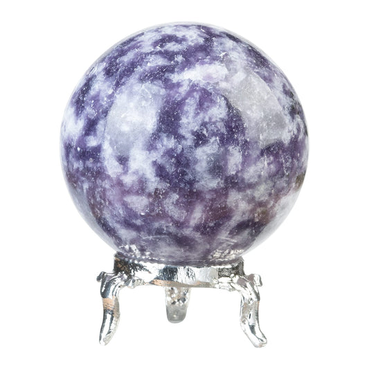 Crocon Lepidolite Gemstone Crystal Sphere Ball for Reiki Healing Aura Cleansing Home & Office Decorative Gift Size : 30-40mm