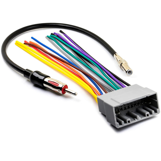 yddmyo 2002-2007 2003-2007 2000-2007 Radio Stereo Wiring Harness and Antenna Adapter Cable Compatible with Dodge Ram