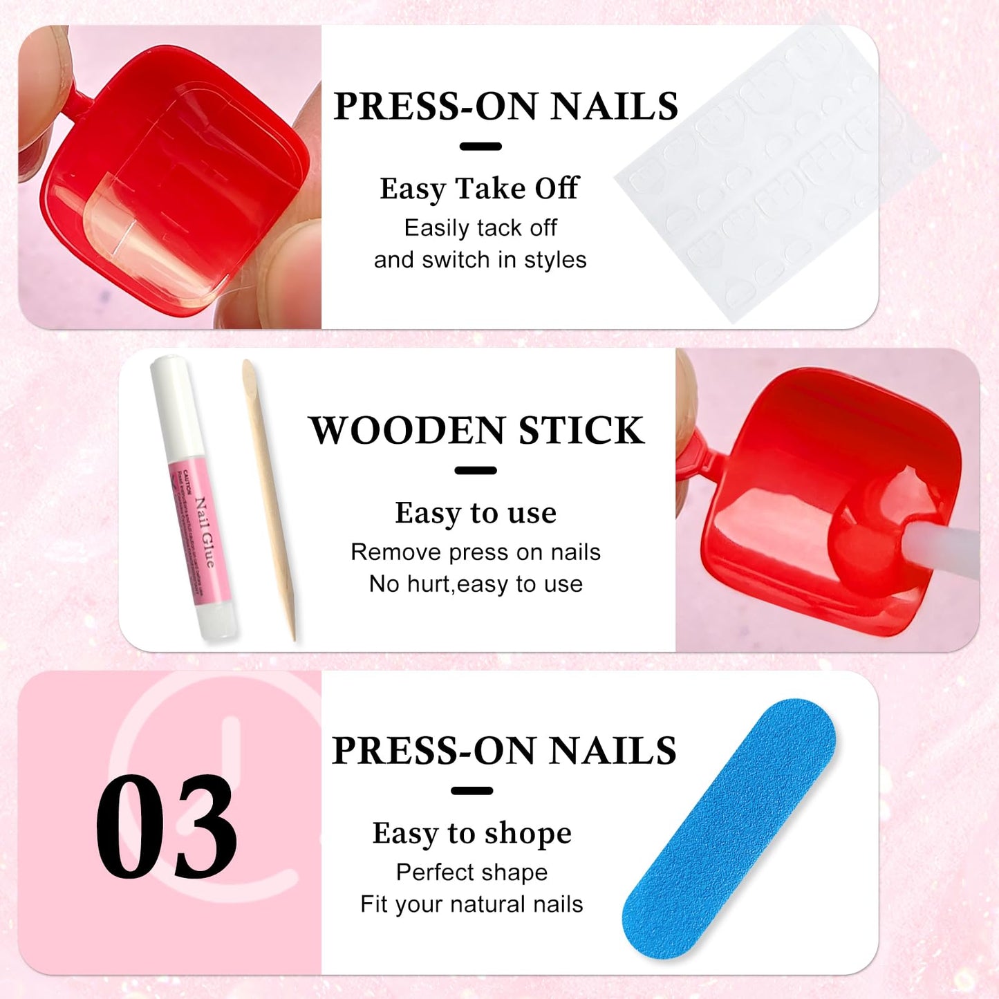 EternalClassic 144pc Press on Toenails for Women Toe Nail Press ons Short Square with Glue&Jelly Glue, Deep Red Toe Nails Glue on Toe Nails, Full Cover Acrylic Artificial Toe Press on Nails