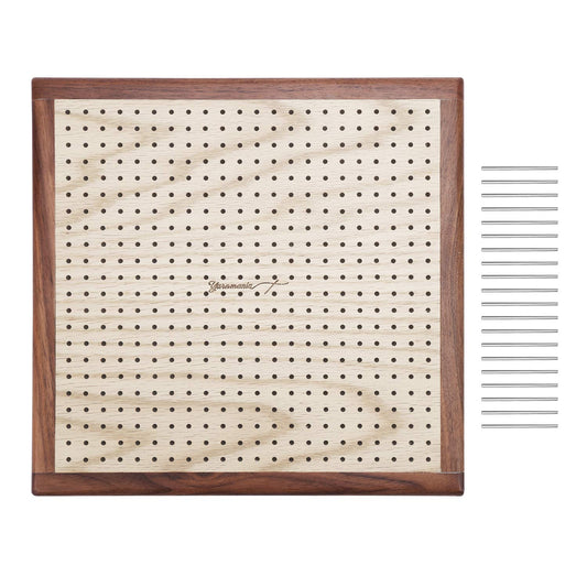 Yarn Mania - Premium Blocking Boards for Knitting with Grids - Handcrafted Wood Crochet Blocking Board (13 inches)