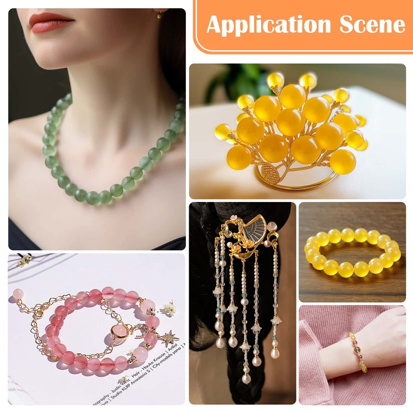 1250Pcs 8mm Glass Beads for Jewelry Making, Beads for Bracelets Making, Round Crystal Loose Beads Bracelet Kit for Bracelets Making, Jewelry Making, Earring, Necklaces and DIY Crafts