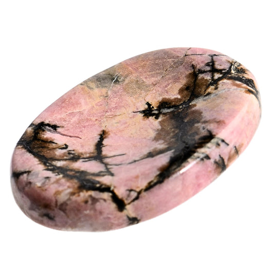Anaya Agate Rhodonite Worry Stones Certified Crystal Thumb Worry Stone for Anguish, Relaxing and Soothing Balance Stones for Meditation, Stress Relief Crystals and Healing Stones for Men, Women