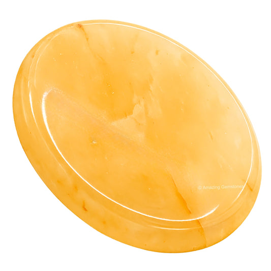 Amazing Gemstone Yellow Aventurine Worry Stone Crystals and Healing Stones - Worry Stones for Stress Relief Gifts - Piedra Crystal Fidget for Meditation - Unique Stocking Stuffers and Birthday Gifts