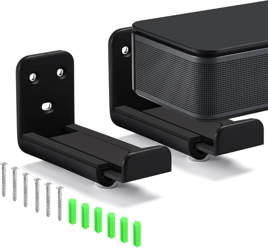 YaoshanTuda 20-65" Universal Soundbar Wall Mount for Samsung/Sonos/Bose/LG | Adjustable TV Sound Bar Bracket |Easy