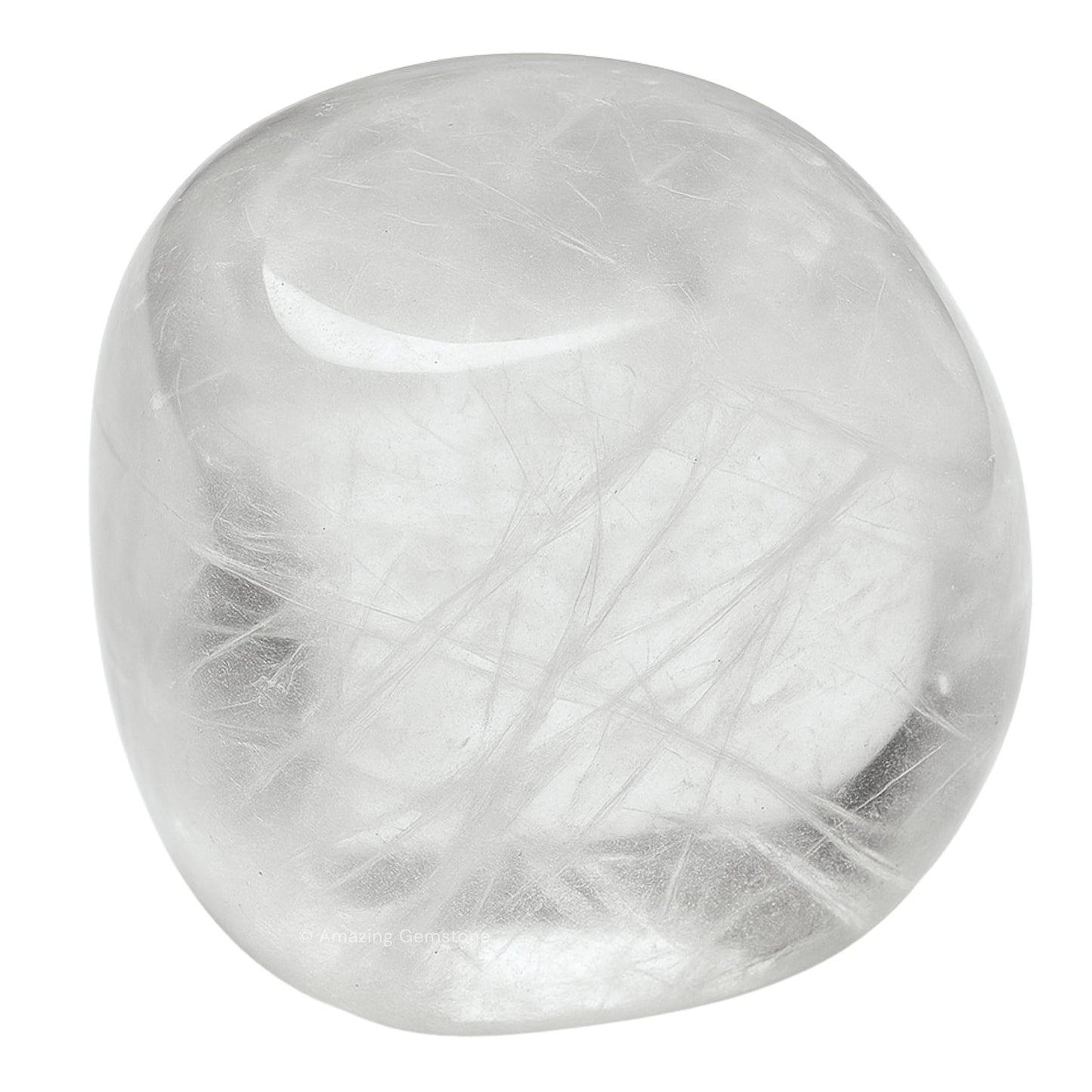 Amazing Gemstone Clear Quartz Crystals and Healing Stones Tumbled - 1 Oz Clear Quartz Stone, Natural Healing Stones for Energy Balance, Stress Relief, Polished Gems Rocks