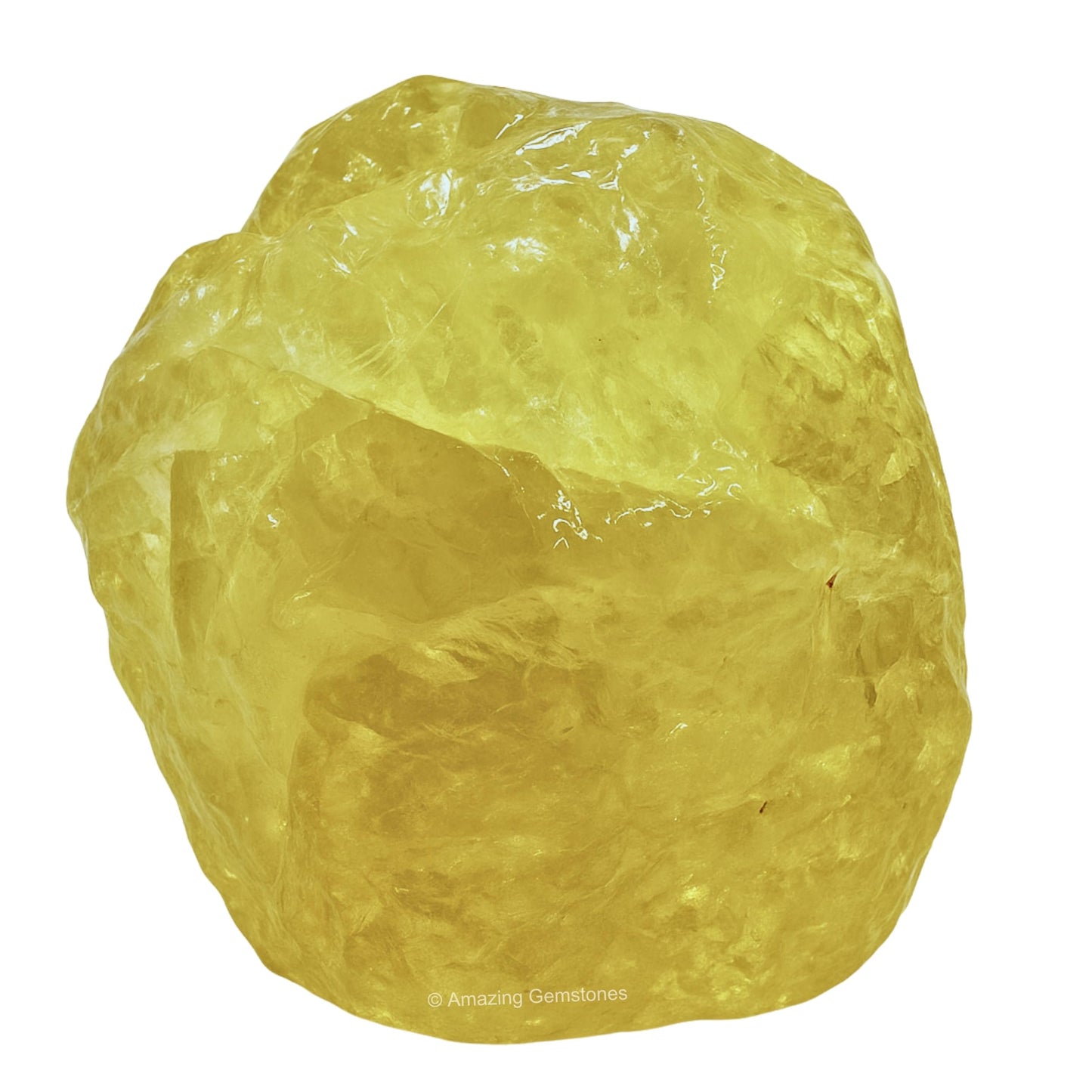 Amazing Gemstone 2 Pieces Lemon Quartz Raw Crystals and Healing Stones, Natural Rocks for Tumbling and DIY Raw Stones and Crystals