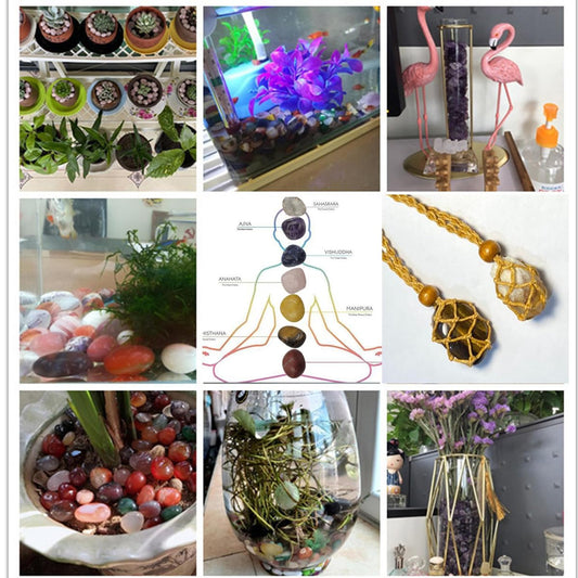 15+ Kinds 100pcs Assortment Healing Stones Mixed Tumbled Polished Stones for Reiki, Meditation, Jewelry Making, Home Decor, Bulk Crystal and Gemstone for Healing Color as Random