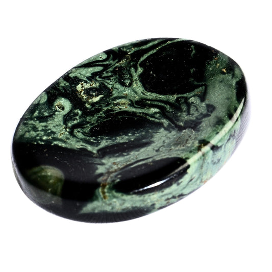 Anaya Agate Kambaba Jasper Worry Stones Certified Crystal Thumb Worry Stone for Anguish, Relaxing and Soothing Balance Stones for Meditation, Stress Relief Crystals and Healing Stones for Men, Women