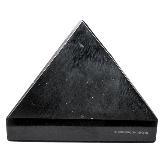 Amazing Gemstone Black Obsidian Pyramid Crystal Healing Stones - 1" Great Pyramid Figurine of Natural Stone Pyramid for Meditation, Reiki, Chakra Balancing and Crystal Pyramids Grid