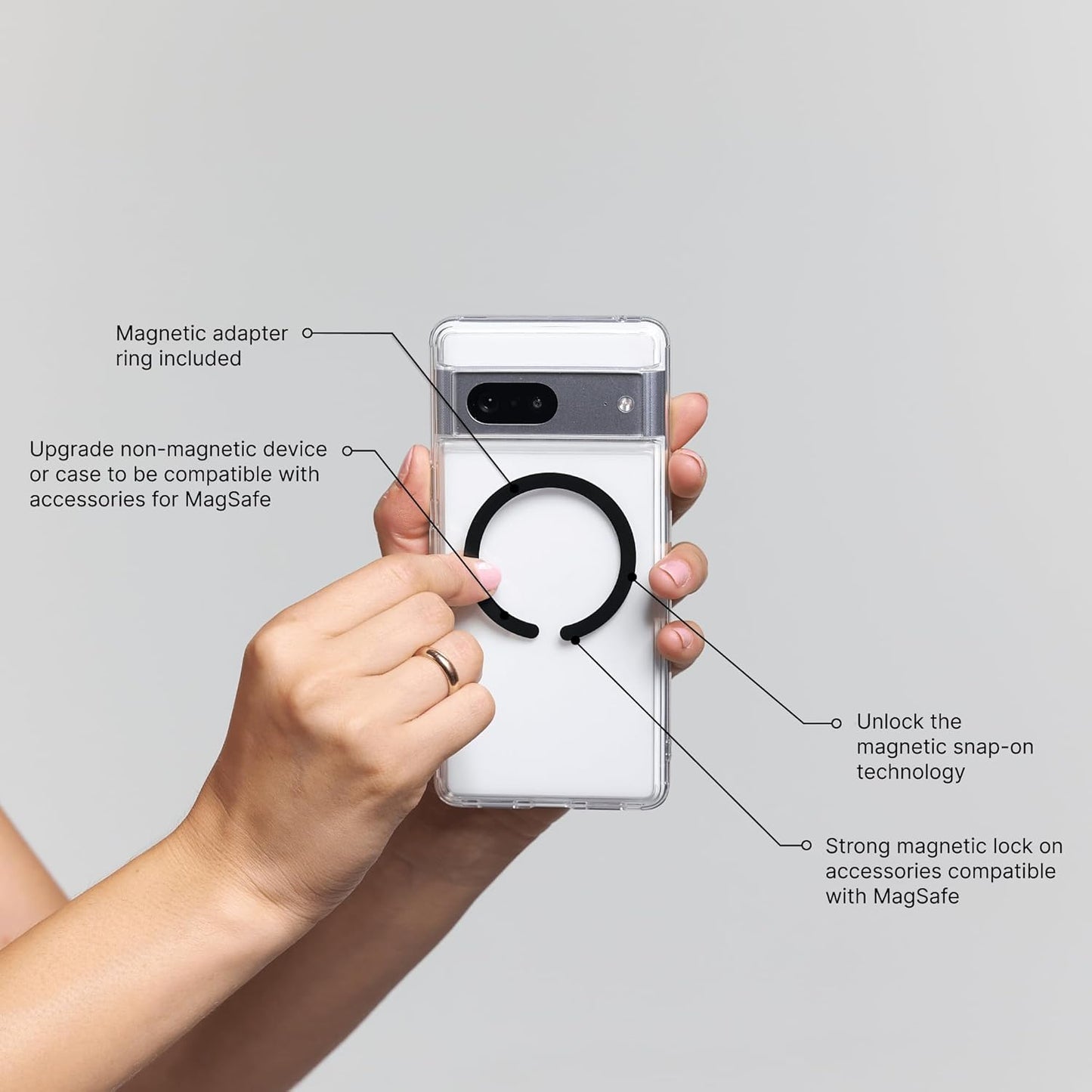 Bacon -Themed PopSockets Grip for MagSafe - Perfect for Lovers