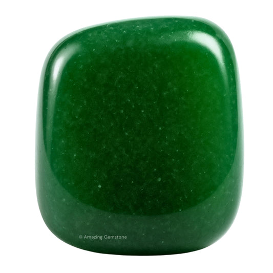 Amazing Gemstone Dark Green Aventurine Crystal Tumbled Stones Polished Rocks - Natural Gem Stones for Healing - DIY Crystals for Protection (1 Piece)