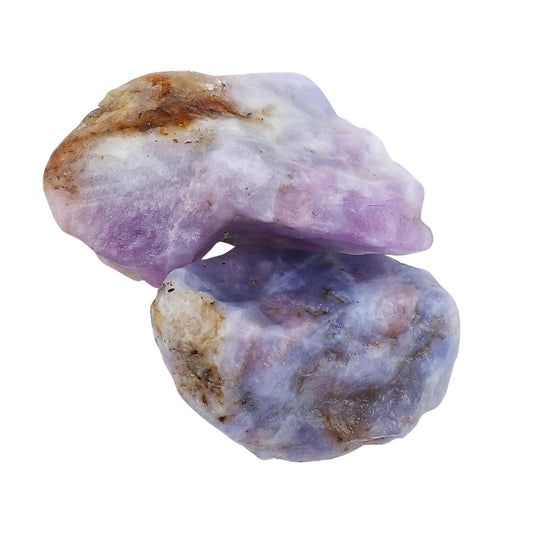CRYSTALIS (2pcs) (20-25mm) Natural Rare Unusual Hackmanite, Color Changing, Tenebrescence Gem, Raw Crystals, Loose Gemstone, Wholesale Rough, Jewelry Making Supply, Wire Wrapping, DIY, Collectibles