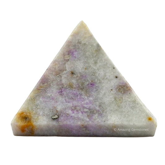 Amazing Gemstone Hackmanite Pyramid Crystal Healing Stones - 1" Great Pyramid Figurine of Natural Stone Pyramid for Meditation, Reiki, Chakra Balancing and Crystal Pyramids Grid