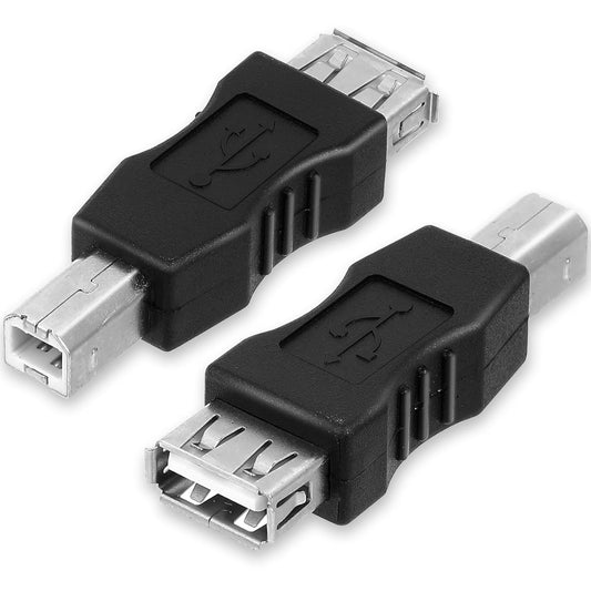 Xthrotsenk 2 2.0 Pcs A Female to USB B Male Printer Converter - USB A to B Adapter - AF/BM Adapter