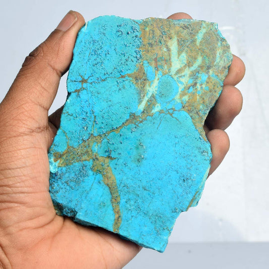 Raw Rough Turquoise Slab 969.50 Ct Certified Uncut Natural Blue Turquoise Gemstone for Astrological