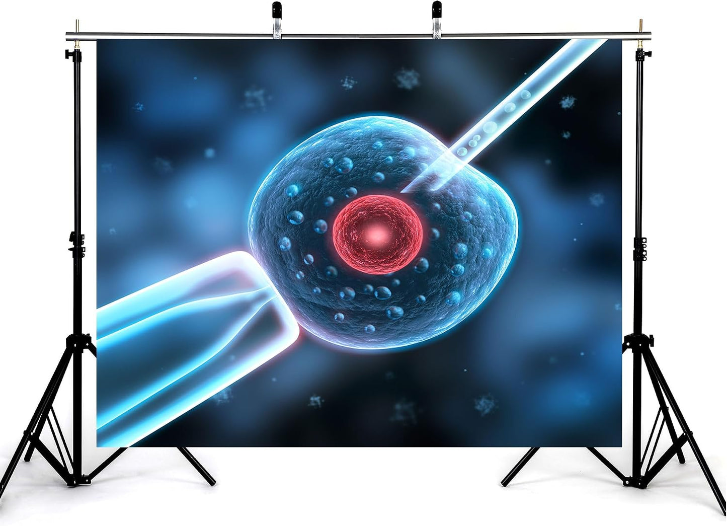 KeyWork 7x5ft IVF Procedure Backdrop Medical Science Photography Background for Fertility Seminar Reproductive Health