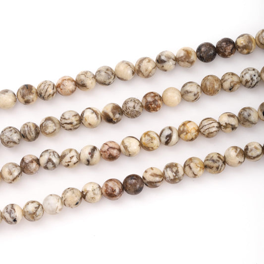 10mm 38pcs DIY Natural Feldspar Stone Beads Round Healing Crystal Gemstone Loose Beads for Jewelry Making Handmade Bracelet Necklace