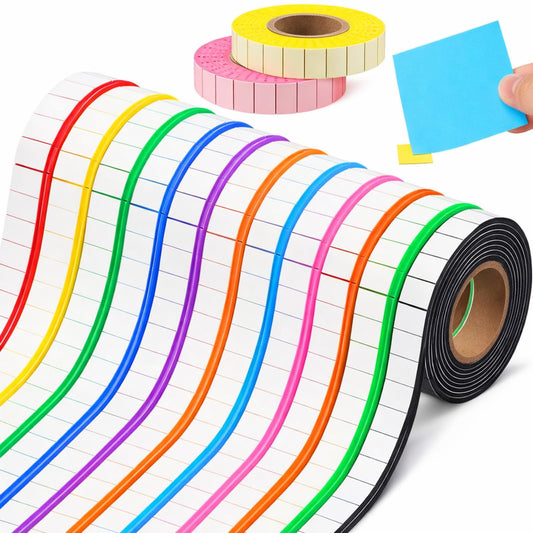 Treela 11 Roll Multi-Color Double Sided EVA Foam Tape,3/4 x 1/2 Inch, 270 Pcs/roll, Adhesive Foam Squares, Self Adhesive Dots for DIY Crafts, Scrapbooking & Card Making