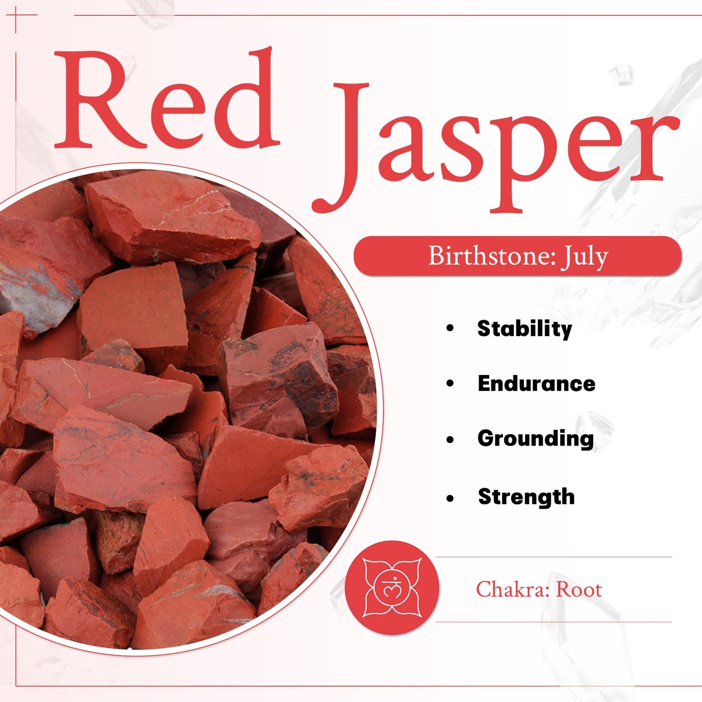 mookaitedecor 7 PCS Red Jasper Crystal Polyhedral DND Dice Set, Polished Tumbled Stones Dices for RPG MTG Table Games Home Decoration