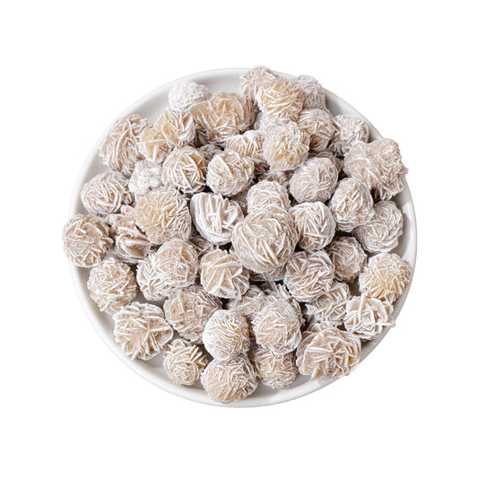 Apengshi 0.97lb Natural Desert Rose Selenite Crystal Rough Raw Stone Mineral Specimen Reiki Collection Energy Stone Home Decoration