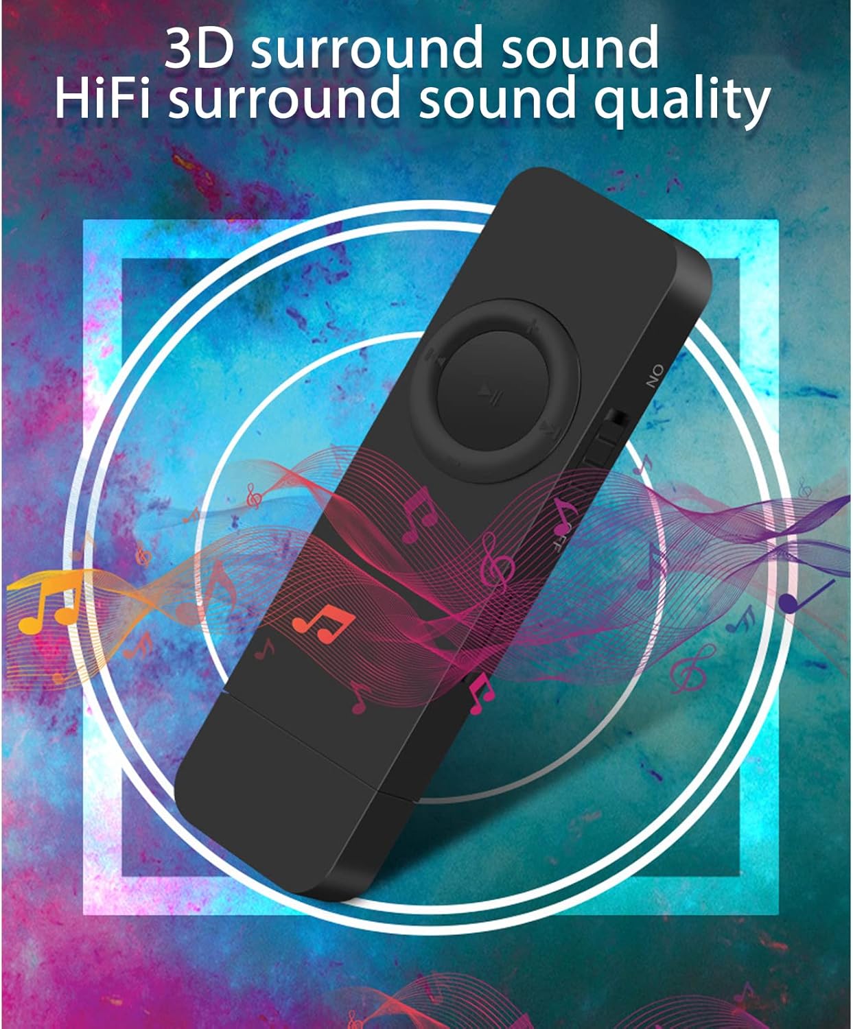 Denash MP3 8GB 64GB MP3 Player, Built-in HiFi Lossless Sound Music Player with Expandable Memory & USB Flash Drive