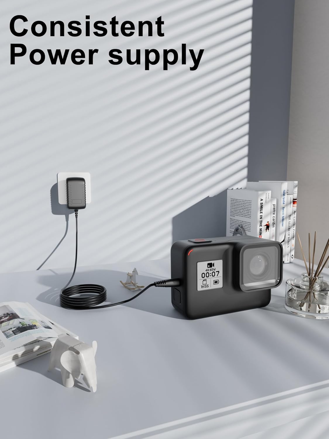 XWNV HPD710 MP3 AC Adapter Compatible with Hiteker Portable DVD CD Player Power Supply Cord Cable