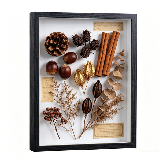11x14 Shadow Box - Deep Picture Frame with Shatter-Resistant Panel for Wall Decor | 3D Display Case for Military Medals,Flowers,Photos and Crafts | Easy to Open & Ready to Hang Gift (Black)