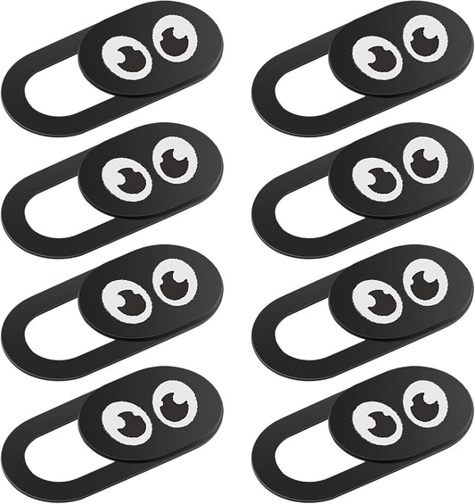 AOZUO 8PCS Thin Webcam Cover Slide, Phone Camera Cover Laptop Camera Blocker Slider Strong Adhesive Protect Privacy