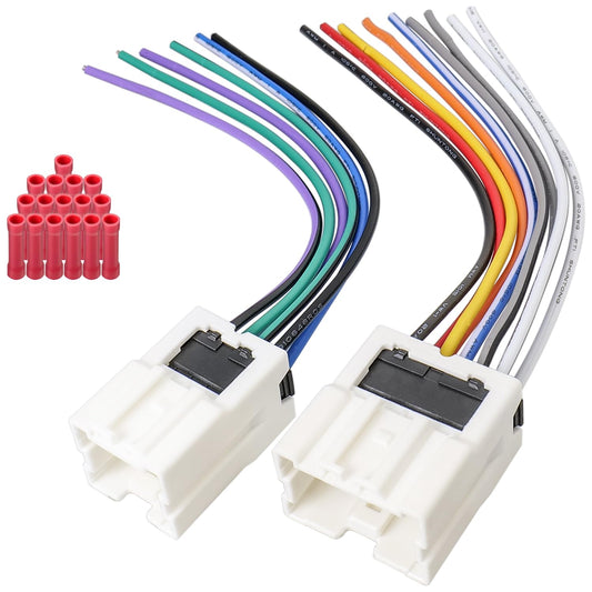 Xterra,10&6Pin FX35 FX45 G35 Q45 QX56 Radio Wiring Harness Kit Compatible with Nissan Altima Armada Frontier Maxima