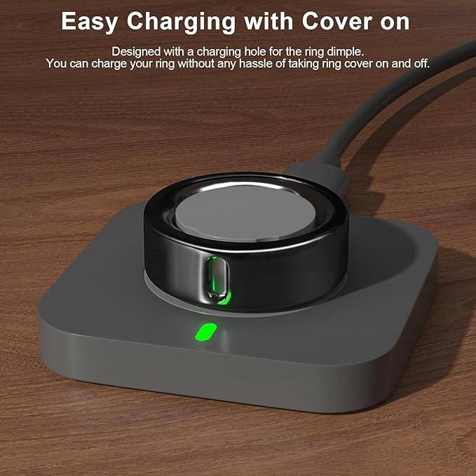 5 Pack Cover Compatible with Oura Ring Gen 4/Oura Ring Gen 3 Horizon/Heritage, Surport Charging with Cover on, Anti-Scratch TPU Protector for Oura Rings Accessories Women Men (Size 9)