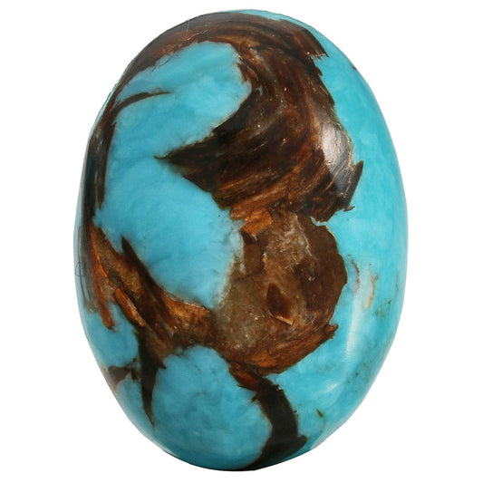 rockcloud 18x25mm Oval Cabochon Flatback Semi-precious Stones Sea Sediment Jasper for Jewelry Making Pack of 5