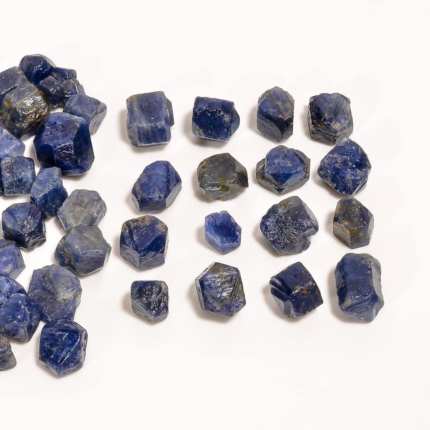 GEMKORA™ 30 carats Raw Blue Sapphire Crystals, Wholesale Lot, Natural Gemstone, Rough Crystals, Rock Stones, Jewelry Making Supplies, DIY & Crafts, September Birthstone