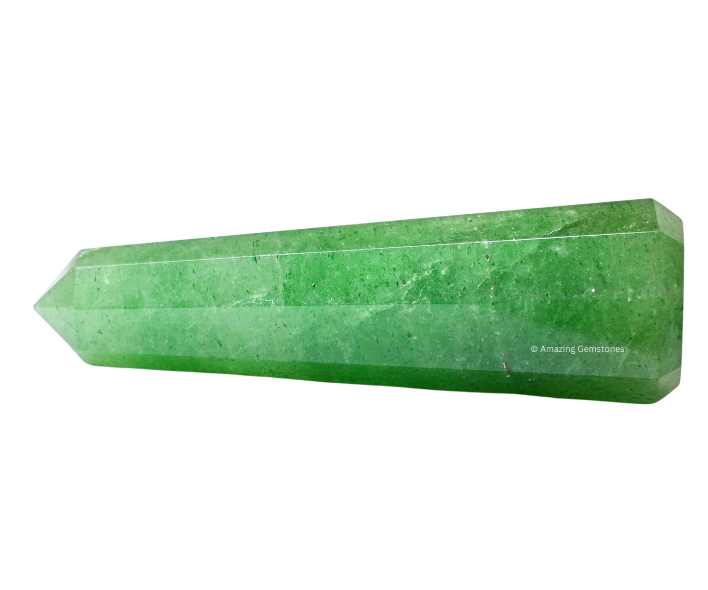Amazing Gemstone Green Strawberry Quartz Crystal Towers - Natural Healing Crystal Point Obelisk for Reiki Healing and Crystal Grid (3" to 4" INCH)