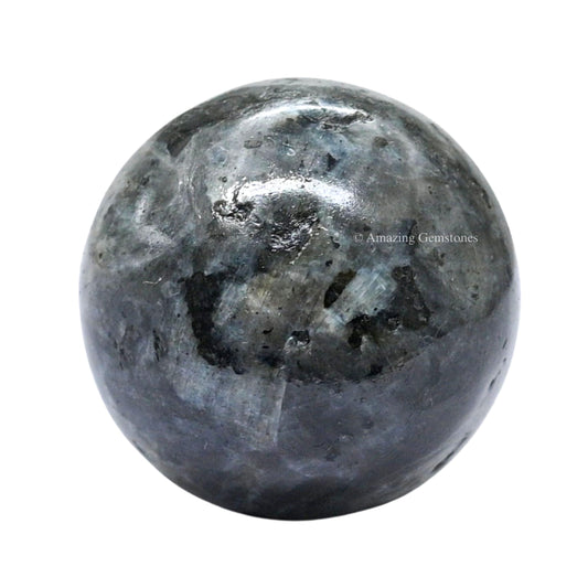 Amazing Gemstone Larvikite Crystal Ball - 1" Inches Crystal Sphere Meditation Balls for Witchcraft and Decorative Balls - Crystals and Healing Stones Beginners Gift (Pack of 1)