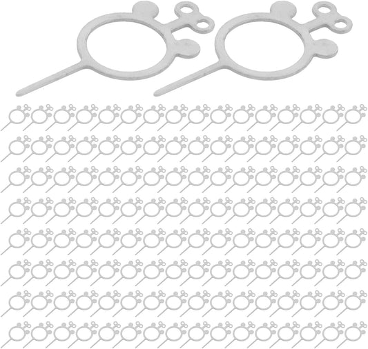 400pcs Set LALAFINA Sim Card Removal Pin and Ejector Tool Metal Mobile Phone Sim Card Extractor Pins for Smartphones