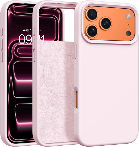 BENTOBEN 17 6.9", 17 Magnetic for iPhone Pro Max Case Compatible with Magsafe, Silky Liquid Silicone, Slim Soft