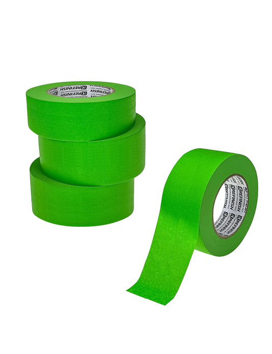 KREFINISH Painters Tape for Car Paint Green No Residue Automotive Masking Tape for Automotive Painting - Heat Resistant for Paint Booth, 1.88 Inches x 60 Yards, 4 Rolls