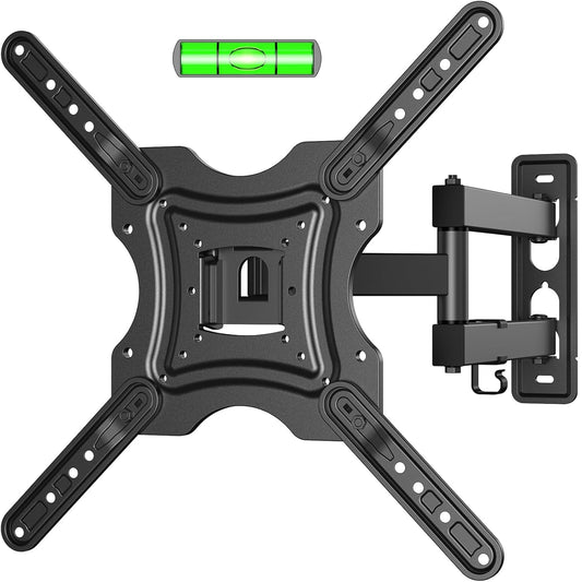 XVCAS 19-55 Inch 400X400 mm, 66 lbs Full Motion TV Wall Mount,vesa Monitor Mount Tv Brackets for LED LCD Flat Curved