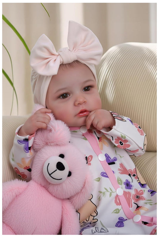BABESIDE Reborn Baby Dolls - 20-inch Cute Soft Vinyl Realistic Baby Doll Real Life Baby Dolls with Complete Accessories Perfect for Cuddling, Playtime, and Gift Giving