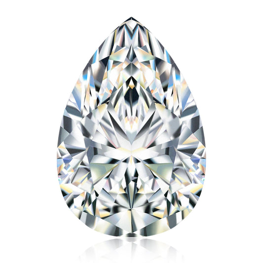 0.3CT-10CT Moissanite Loose Stones D Colorless VVS1 Clarity Round Brilliant Cut Lab Created Simulated Diamond Gemstones for Ring Earrings Pendant Bracelets Jewelry Making Gifts with GRA Certificate,