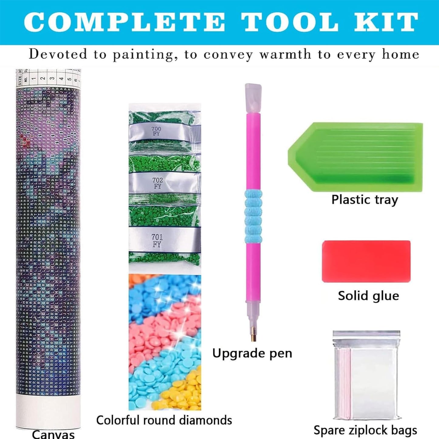 MOMDEDP 5D Diamond Painting Kits for Adults, Landscape Scenery Diamond Art Kit, Waterfall DIY Full Round Drill Diamond Dot Gem Art Kits for Beginners, Home Wall Decor 12x16 Inch