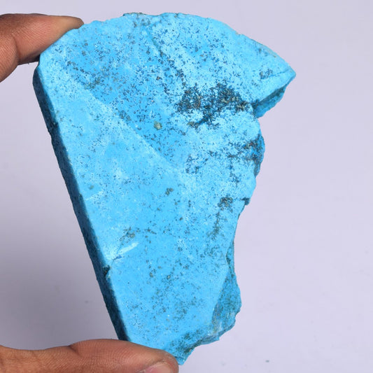 GEMHUB AAA++ Grade Rough Turquoise 666.50 Ct Untreated Turquoise Slab, Natural Rough Raw Blue Turquoise Gemstone BR-704