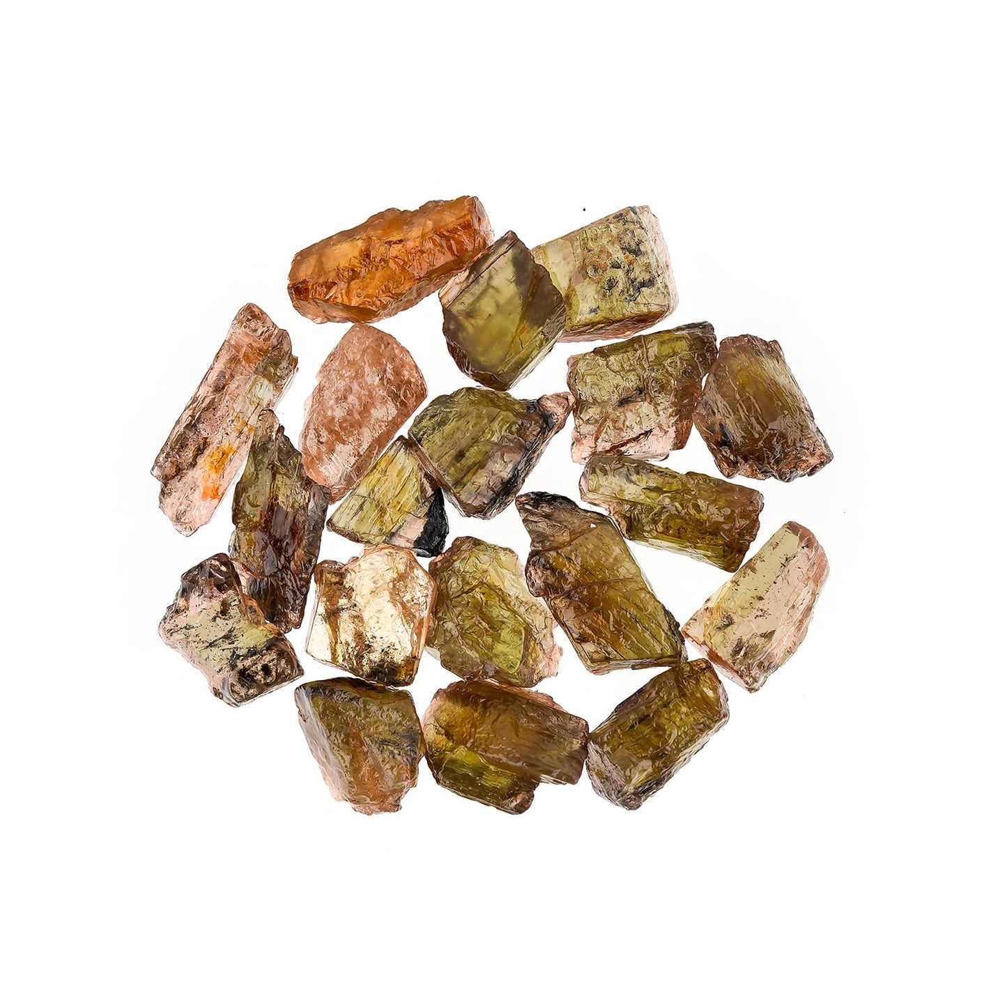 ColouredRocks 50 carats Andasulite Crystals, Raw Stones, Rough Gemstones, Jewelry Making Supply, Cabbing, Polishing, Cutting, DIY, Crafts (16-18pcs) (5-10mm)