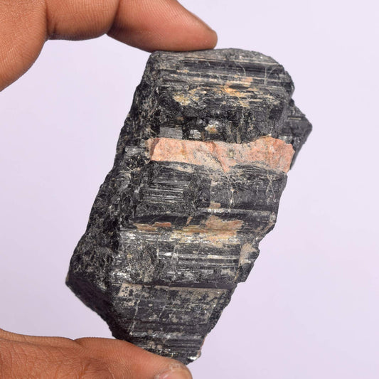 REAL-GEMS 100% Genuine Black Tourmaline Gem 1105.00 Ct Certified Rough Raw Tourmaline Unshape Loose Gemstone for Jewelry Making