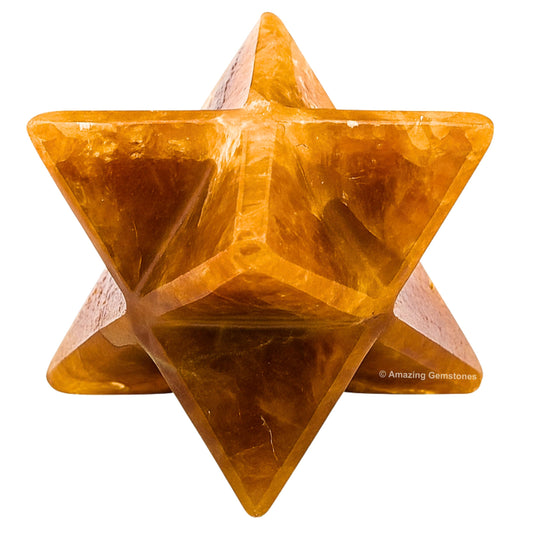 Amazing Gemstone Red Aventurine Merkaba Crystal - 0.75 Inches Metaphysical Merkaba Star for Meditation - Energetic Tetrahedron Crystal and Healing Stones for Spiritual Growth and Healing (15-20mm)